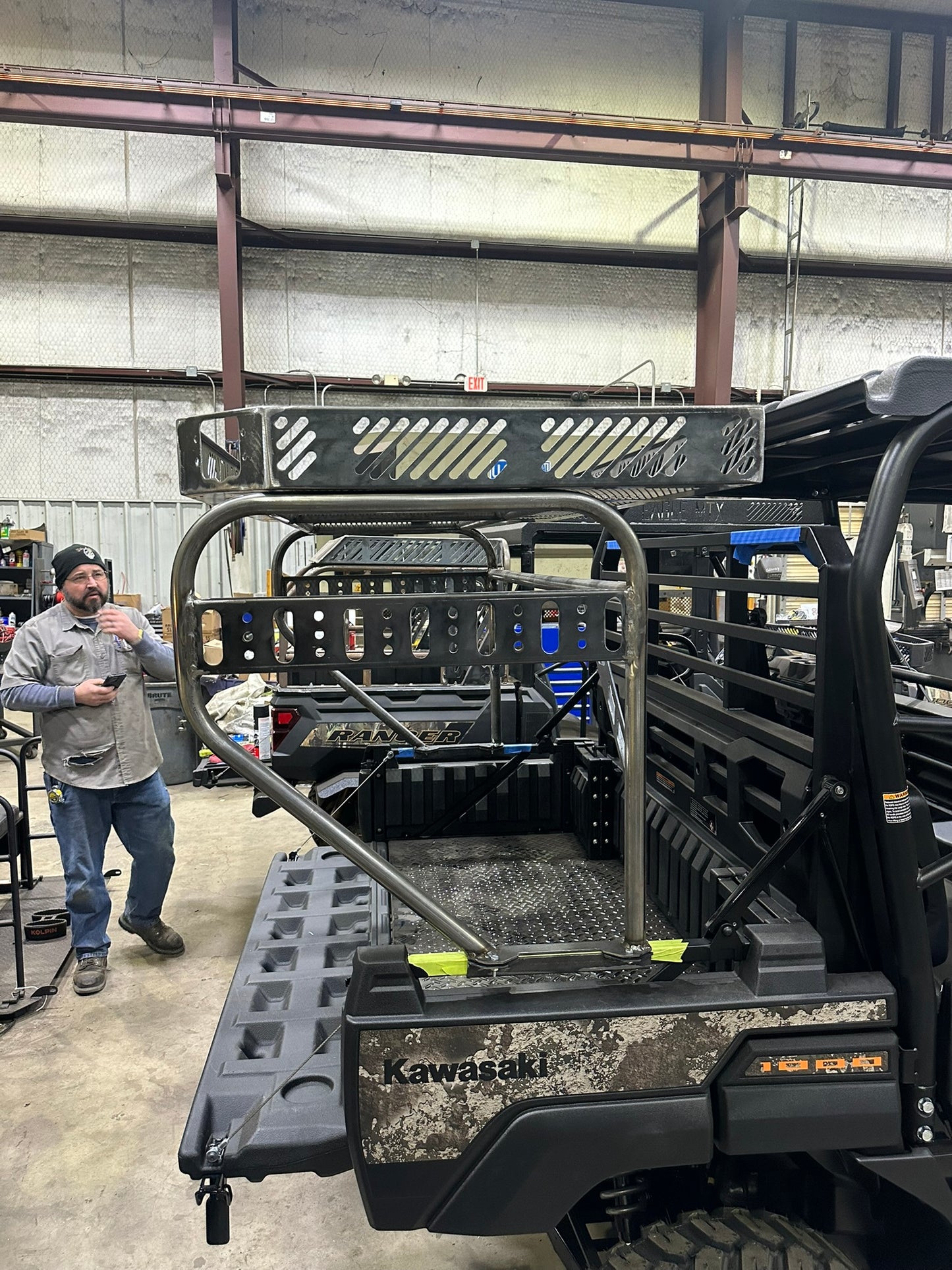Kawasaki Mule Pro FXT-1000 Large Rear Cargo Basket
