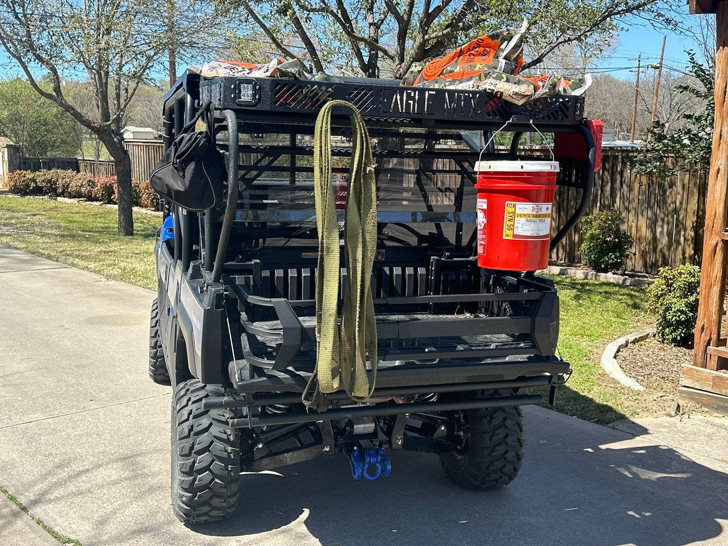 Kawasaki Mule Pro FXT-1000 Large Rear Cargo Basket