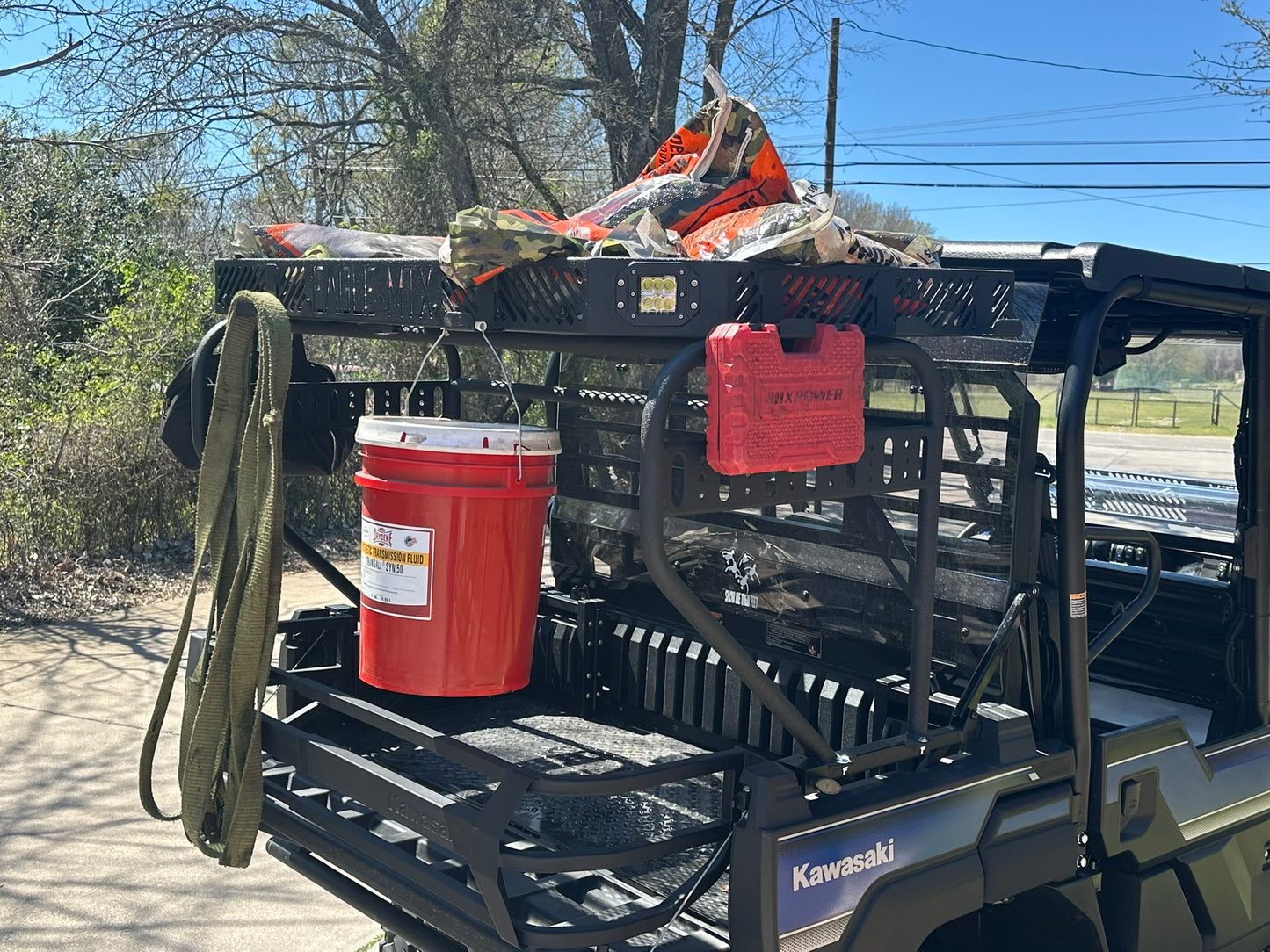 Kawasaki Mule Pro FXT-1000 Large Rear Cargo Basket